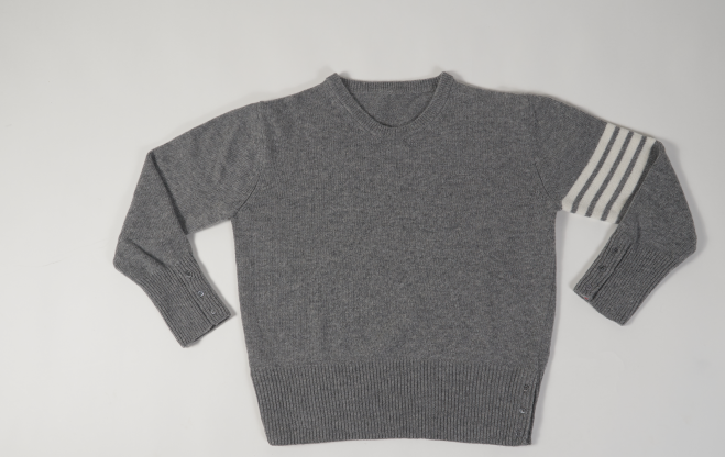 Thom Browne 4-Bar Stripe Shetland Wool Sweater35