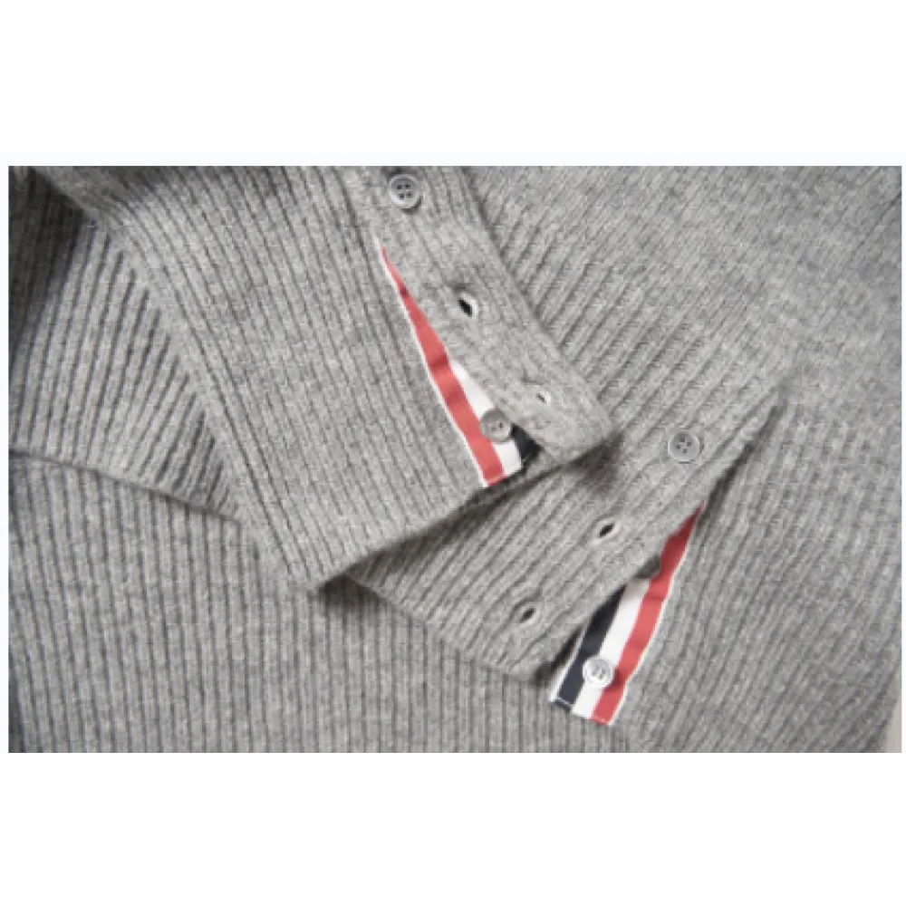 Thom Browne 4-Bar Stripe Shetland Wool Sweater35