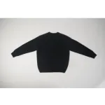 TRIOMPHE CREW NECK SWEATER IN WOOL AND CASHMERE BLACK / OFF WHITE