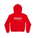 WOMEN'S POLITICAL CAMPAIGN SHRUNK ZIP-UP HOODIE SMALL FIT IN RED