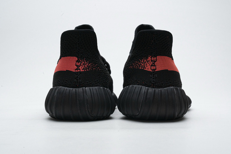  Adidas Yeezy Boost 350 V2 Core Black/Red Real Boost