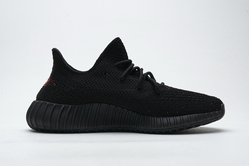  Adidas Yeezy Boost 350 V2 Core Black/Red Real Boost