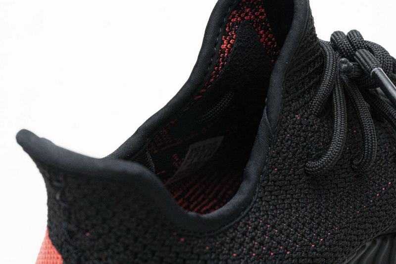  Adidas Yeezy Boost 350 V2 Core Black/Red Real Boost