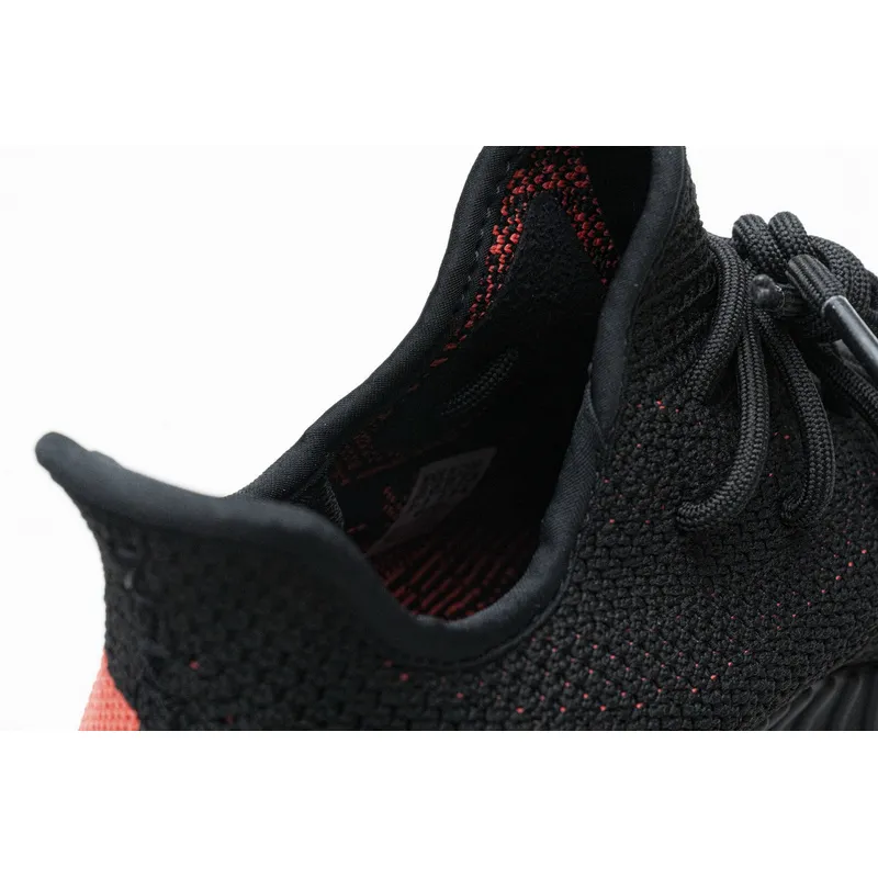  Adidas Yeezy Boost 350 V2 Core Black/Red Real Boost