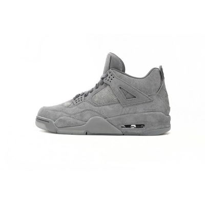 PB Batch  KAWS X Air Jordan 4 Retro KAWS Grey 01