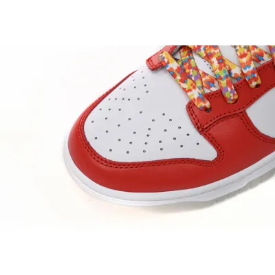 Nike Dunk Low White, red And Blue