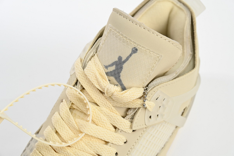 PB Batch  OFF White x Air Jordan 4 Sail