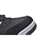 XP Batch  Air Jordan 4 Retro Black Canvas