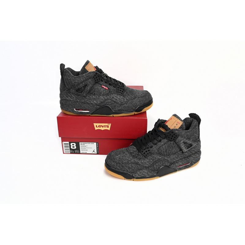 PB Batch  Levis x Air Jordan 4 Levi's Black
