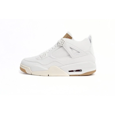 PB Batch  Levis x Air Jordan 4 Levi's White 01