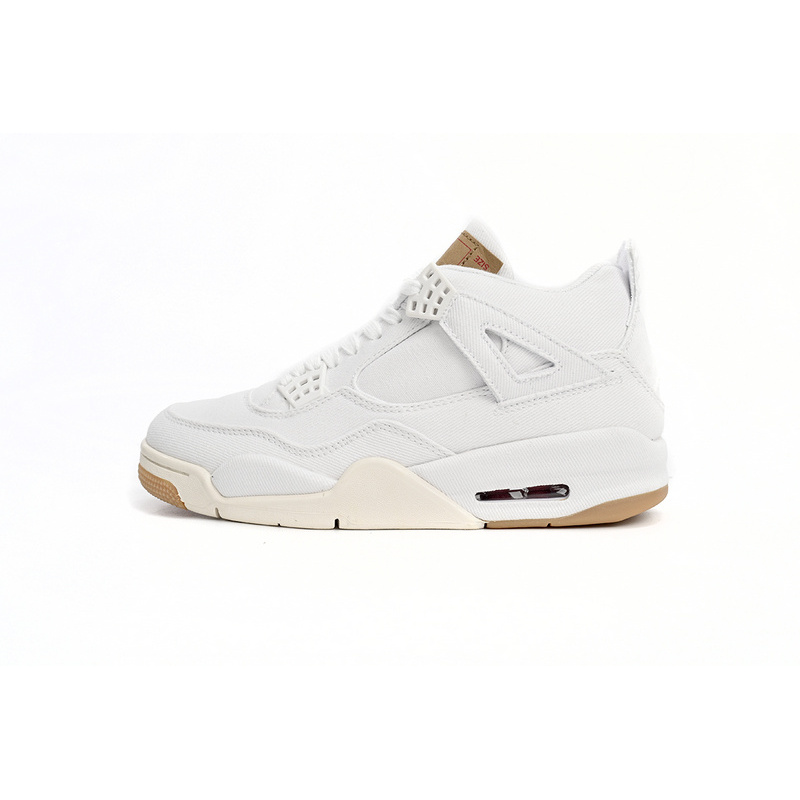 PB Batch  Levis x Air Jordan 4 Levi's White