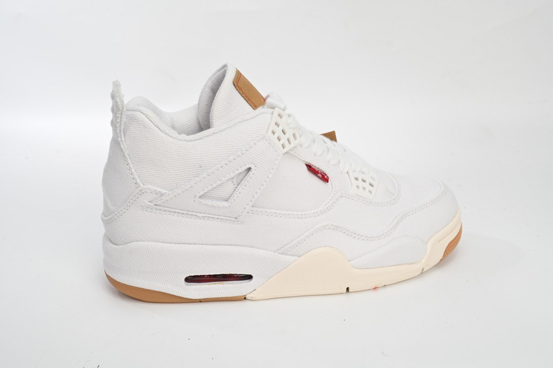 PB Batch  Levis x Air Jordan 4 Levi's White