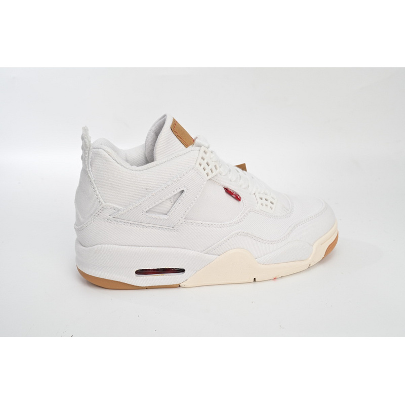 PB Batch  Levis x Air Jordan 4 Levi's White