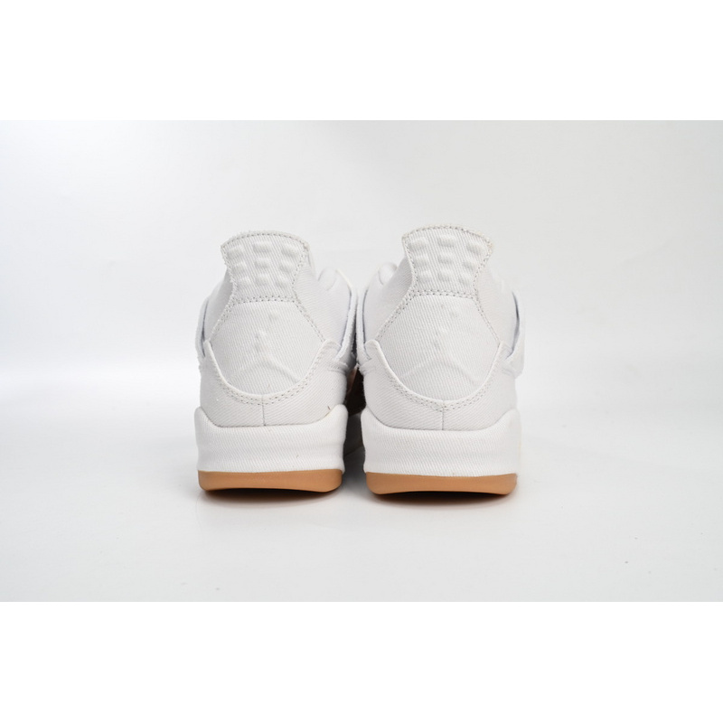 PB Batch  Levis x Air Jordan 4 Levi's White