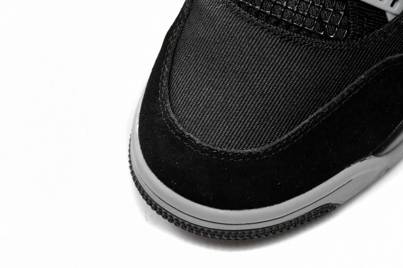 A1  Batch  Air Jordan 4 Retro Black Canvas