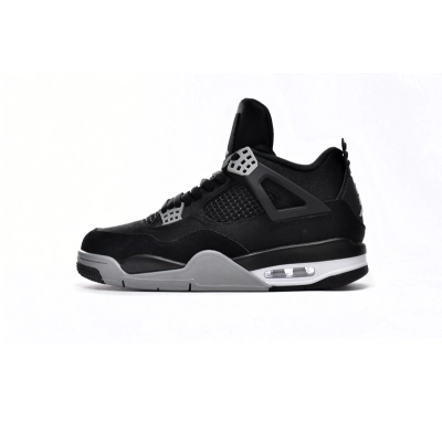 A1  Batch  Air Jordan 4 Retro Black Canvas