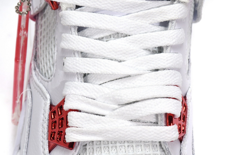 A1  Batch  Air Jordan 4 White University Red