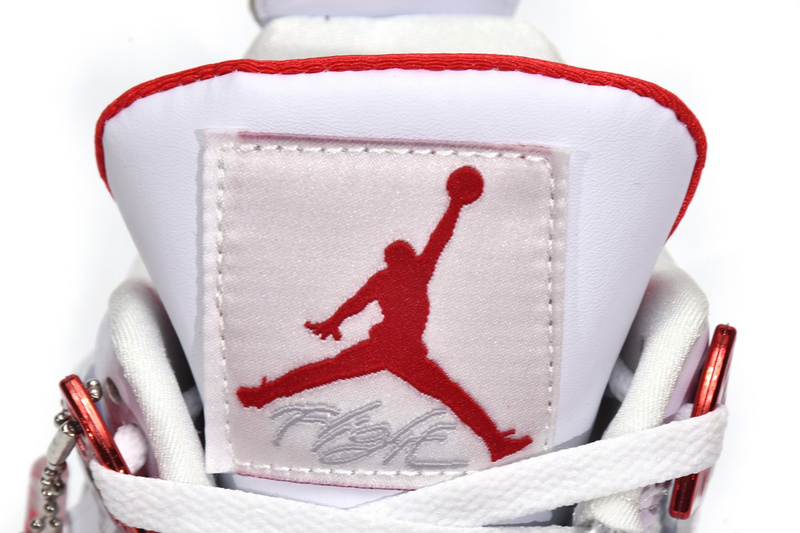 A1  Batch  Air Jordan 4 White University Red