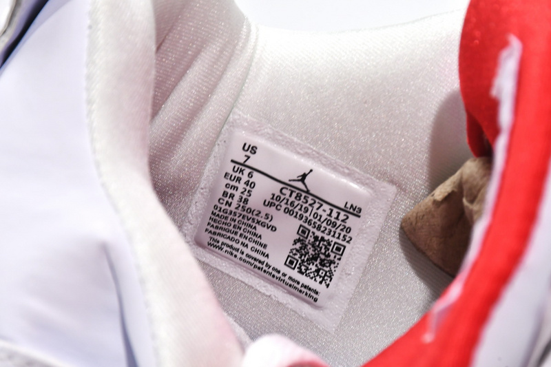 A1  Batch  Air Jordan 4 White University Red