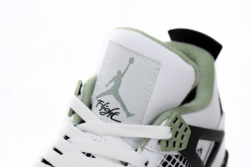 PB  Batch  Air Jordan 4 WMNS “Oil Green”Seafoam (W)
