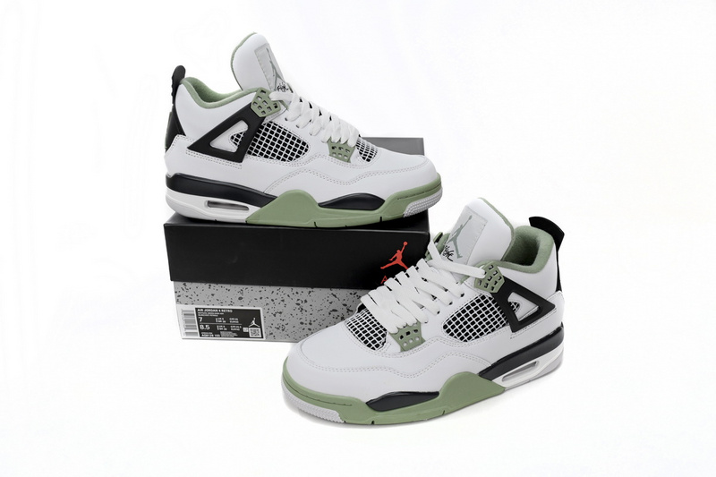 PB  Batch  Air Jordan 4 WMNS “Oil Green”Seafoam (W)