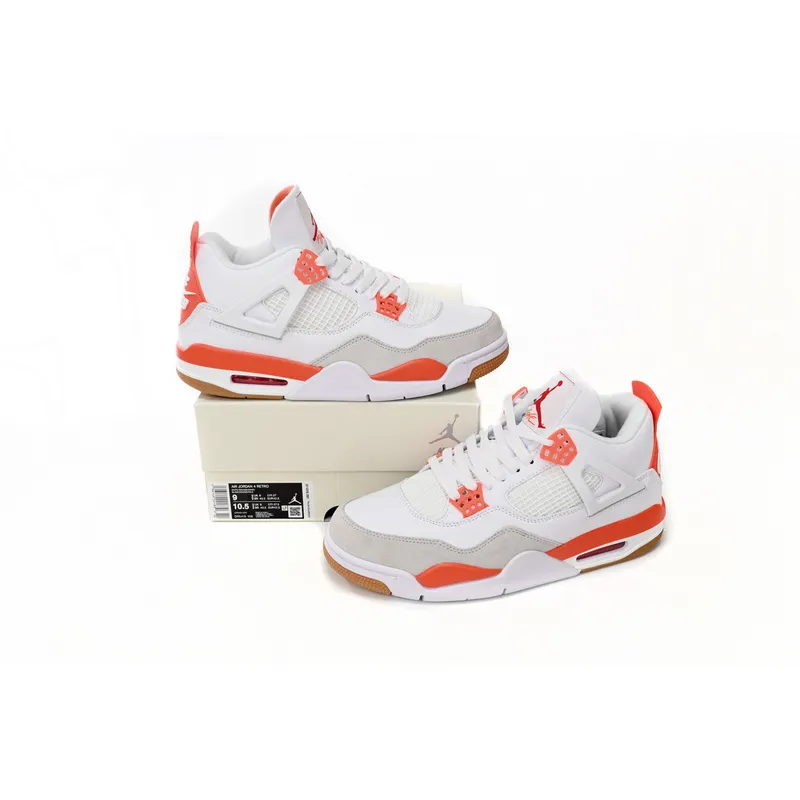 XP Batch Air Jordan 4 White Orange