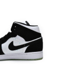 MID Air Jordan 1 Mid GS White Black Teal Tint