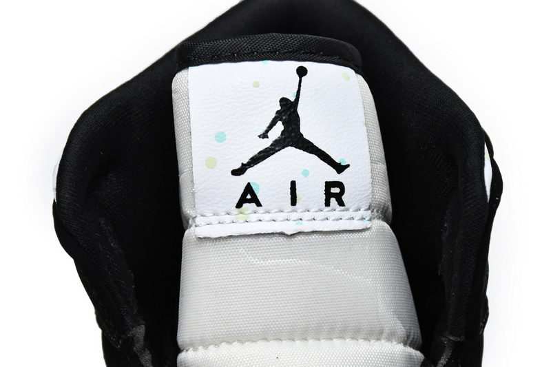 MID Air Jordan 1 Mid GS White Black Teal Tint