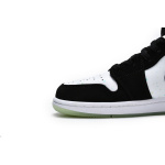 MID Air Jordan 1 Mid GS White Black Teal Tint
