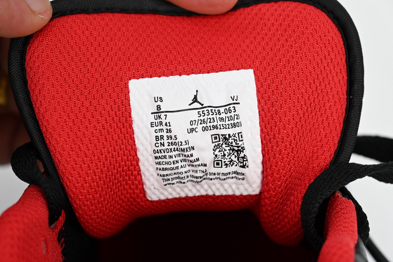 XH Travis Scott x Air Jordan 1 Low New Black Red