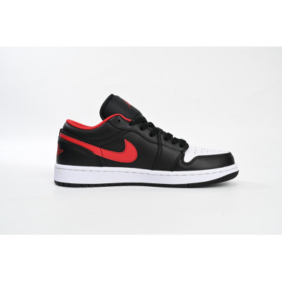 XH Travis Scott x Air Jordan 1 Low New Black Red 02