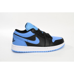 XH Travis Scott x Air Jordan 1 Low New Black Blue