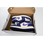 XH Travis Scott x Air Jordan 1 Low Sail White Purple