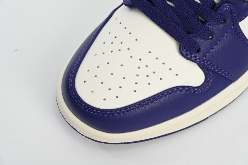 XH Travis Scott x Air Jordan 1 Low Sail White Purple