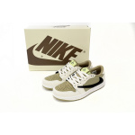 XH Travis Scott x Air Jordan 1 Low Golf “Olive”