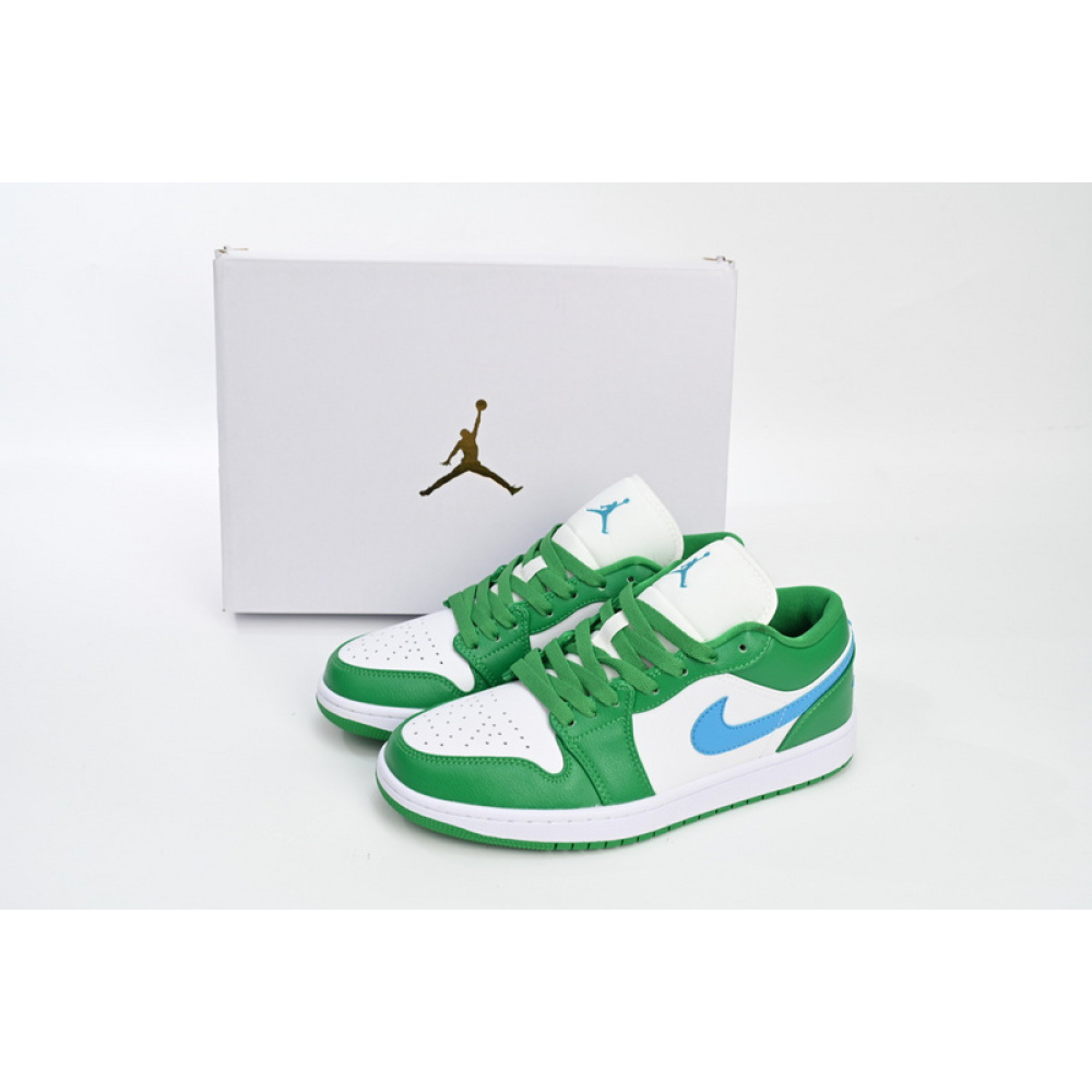 XH Travis Scott x Air Jordan 1 Low White Green Blue