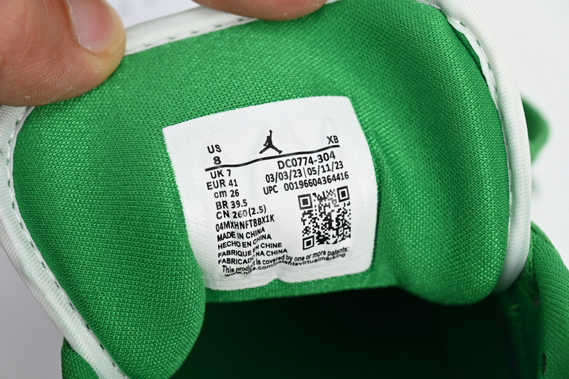 XH Travis Scott x Air Jordan 1 Low White Green Blue