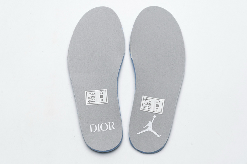 XH Dior x Air Jordan 1 Low Wolf Grey