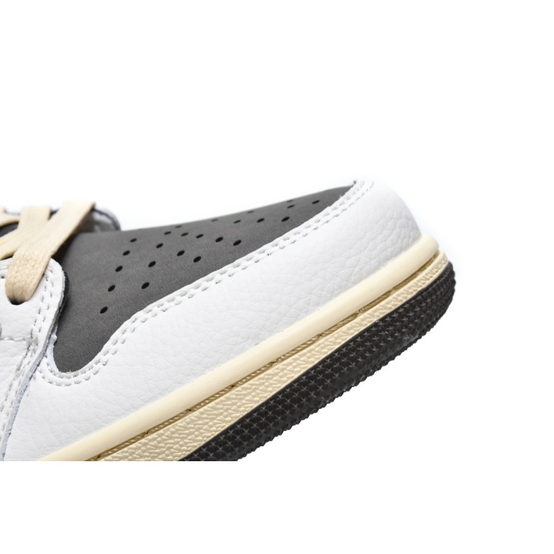 XH Travis Scott x Air Jordan 1 Low White BrownBarb