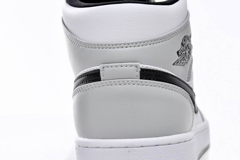 MID Air Jordan 1 Mid Light Smoke Grey 554724-092