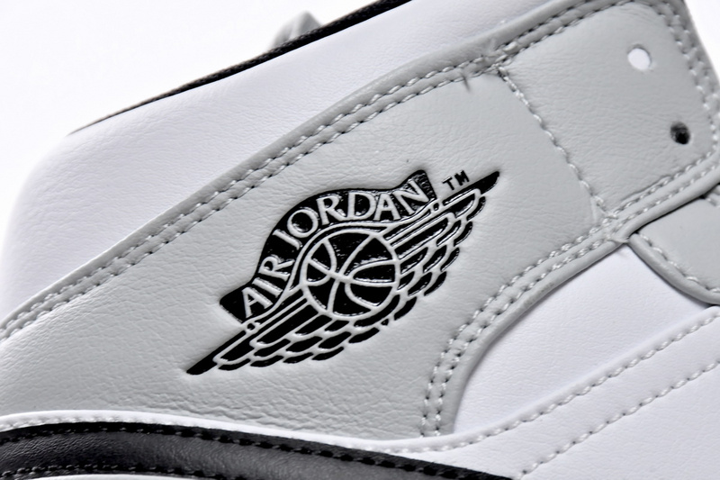 MID Air Jordan 1 Mid Light Smoke Grey 554724-092