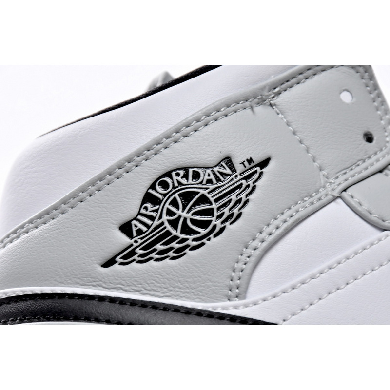 MID Air Jordan 1 Mid Light Smoke Grey 554724-092