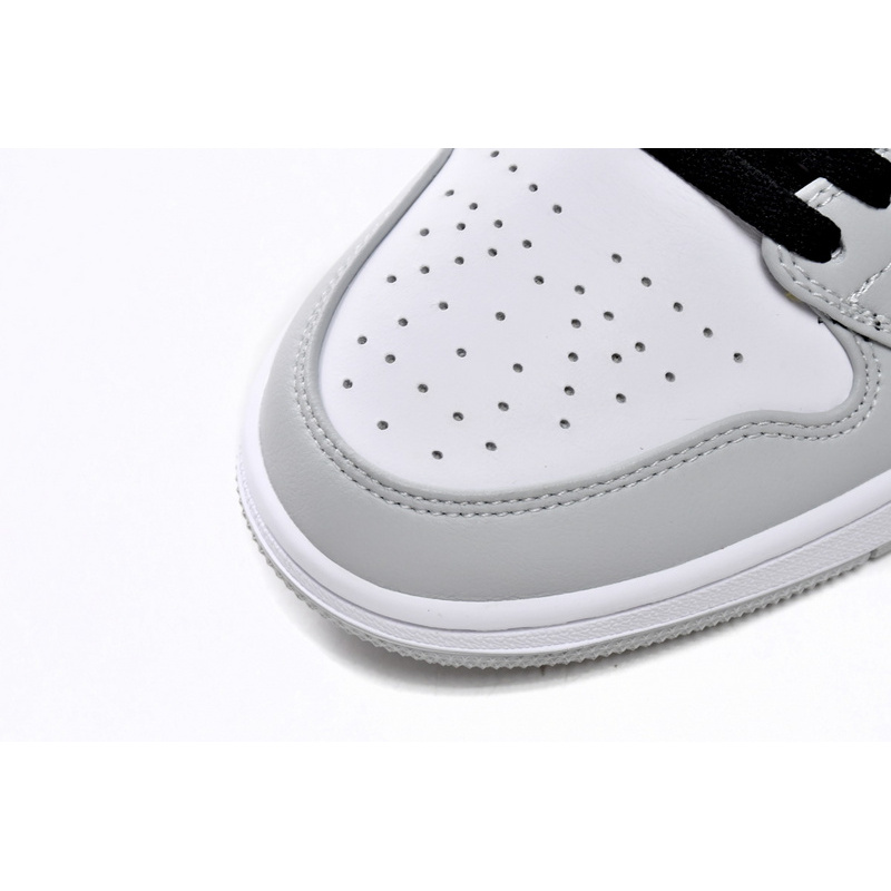 MID Air Jordan 1 Mid Light Smoke Grey 554724-092
