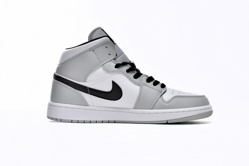MID Air Jordan 1 Mid Light Smoke Grey 554724-092