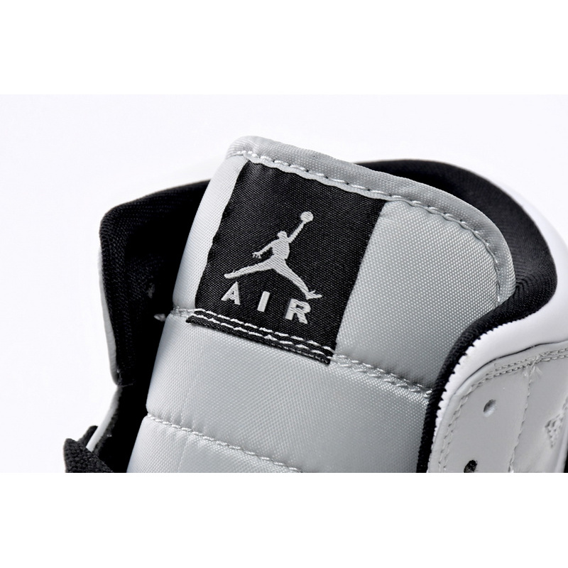MID Air Jordan 1 Mid Light Smoke Grey 554724-092