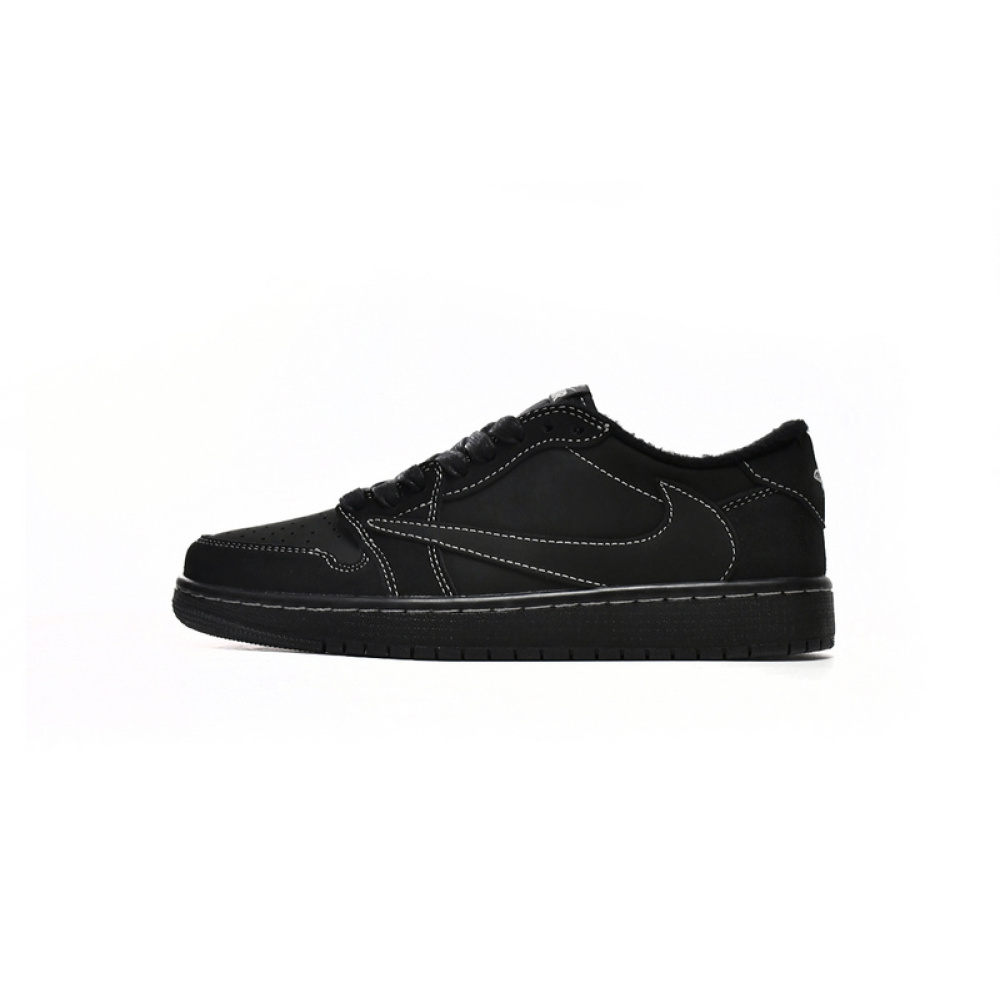 XH Travis Scott x Air Jordan 1 Low OG SP Black Phantom
