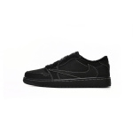 XH Travis Scott x Air Jordan 1 Low OG SP Black Phantom