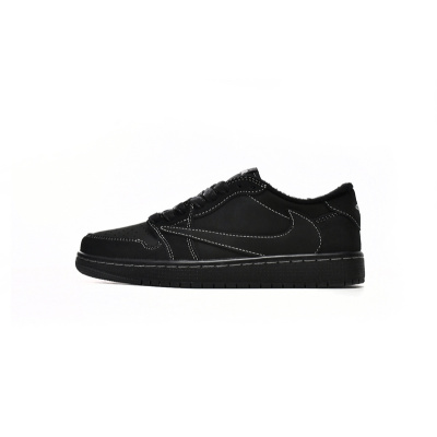 XH Travis Scott x Air Jordan 1 Low OG SP Black Phantom 01