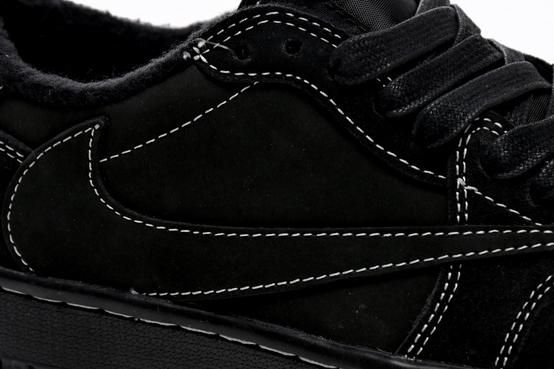 XH Travis Scott x Air Jordan 1 Low OG SP Black Phantom
