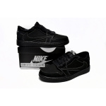 XH Travis Scott x Air Jordan 1 Low OG SP Black Phantom